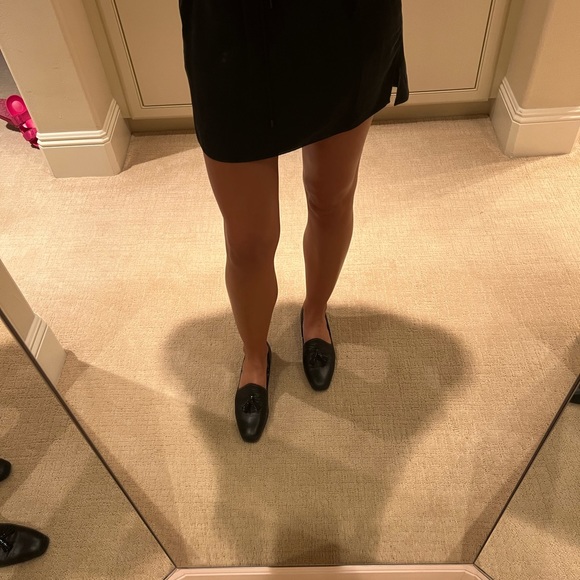 Vince black satin dress. - Picture 9 of 9